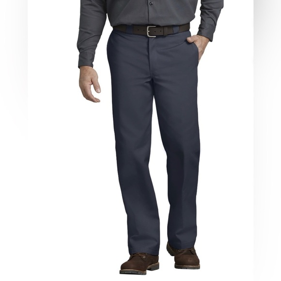 DICKIES 874 ORIGINAL FIT WORK PANTS DARK NAVY NEW - Picture 1 of 4